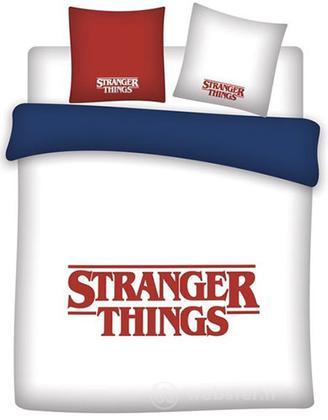 Copripiumino Matrimoniale Cotone Stranger Things Logo