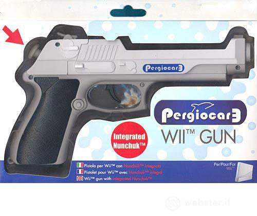 WII Pistola Con Nunchuk Incorporato