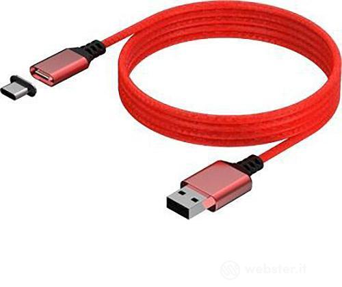 KONIX Magnetic Cable 3M Serie X Red