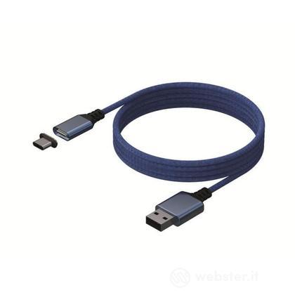 KONIX Magnetic Cable 3M Serie X Blue