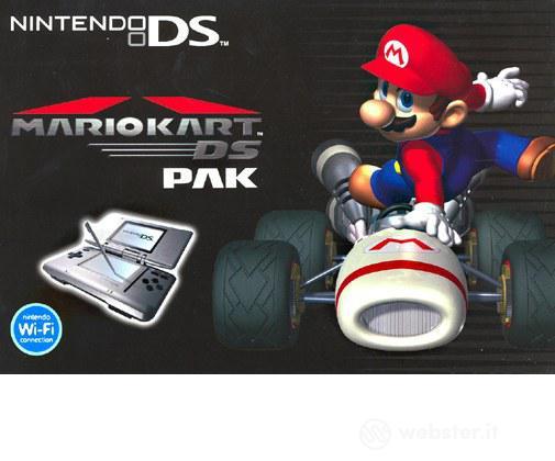 Nintendo DS - Silver + Mario Kart
