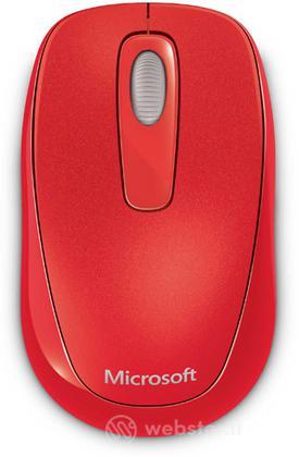 MS Wireless Mobile Mouse 1000 Red Flame