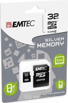 MicroSD + Adapter 32GB Silver (MP3-MP4) MicroSD + Adapter 32GB Silver (MP3-MP4)