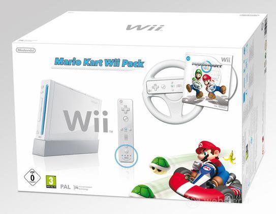 WII Mario Kart Pack Bianco