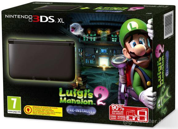 Nintendo 3DS XL Black+Luigi's Mansion 2