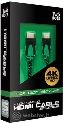 TWO DOTS Cavo HDMI Full HD 3D Verde