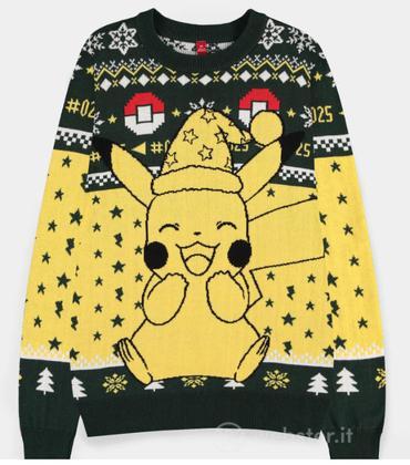 Maglione Natale Pokemon Pikachu #025 XXL