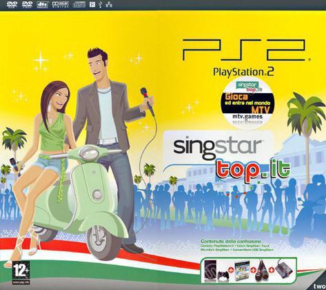 Playstation 2 + Singstar Top It + Mic
