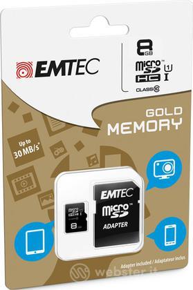 MicroSD + Adapter 8GB Gold(Smartph-Tab) MicroSD + Adapter 8GB Gold(Smartph-Tab)