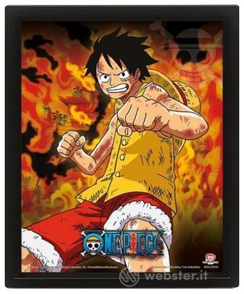 Quadro 3D One Piece (Brothers Burning Rage)