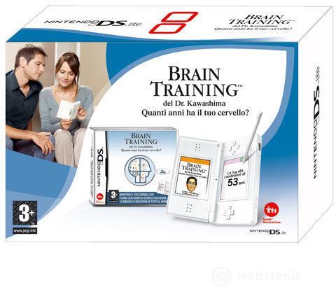 Nintendo DS Lite - Bianco + Brain Train