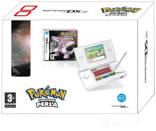 Nintendo NDS Lite White+Pokemon Perla