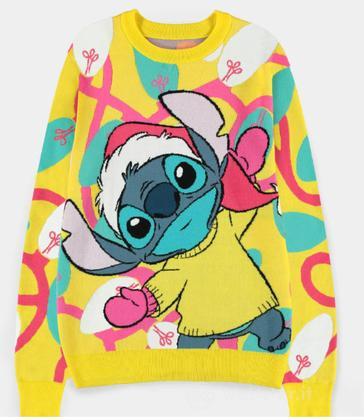 Maglione Natale Lilo & Stitch Fluo XS