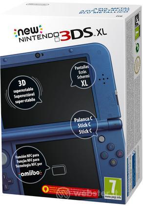 Nintendo New 3DS XL Blu Metallizzato