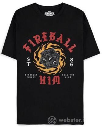 T-Shirt Stranger Things Hellfire Club Fireball Him S