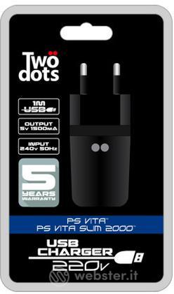 TWO DOTS Alimentatore 220V PSVita TWO DOTS Alimentatore 220V PSVita