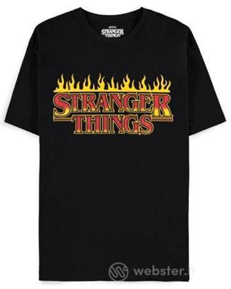 T-Shirt Stranger Things Fire Logo S