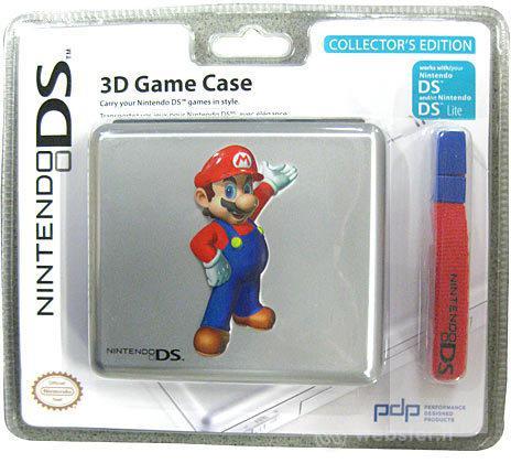 DSi NDS Case Per Giochi In Metallo Mario