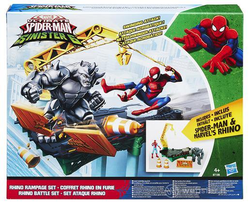 Figure Spiderman Web City Rhino Rampage Figure Spiderman Web City Rhino Rampage