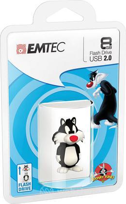 EMTEC USB Key 8GB L. TUNES Silvestro EMTEC USB Key 8GB L. TUNES Silvestro