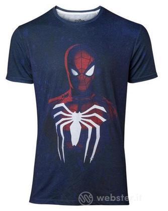 T-Shirt Spider-Man Acid Wash L