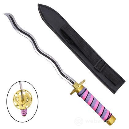 Katana Non Affilata Demon Slayer Obanai Iguro Viola Mini