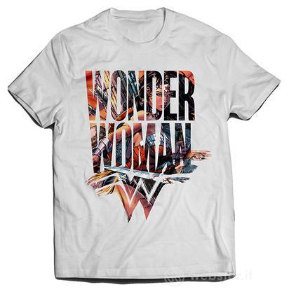 T-Shirt Wonder Woman Symbol S