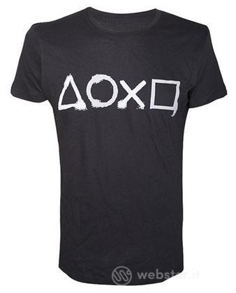 T-Shirt Simboli PlayStation XL