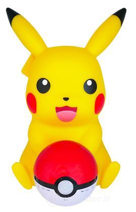 Lampada Speaker Wireless Pokemon Pikachu Sitting & Poke Ball