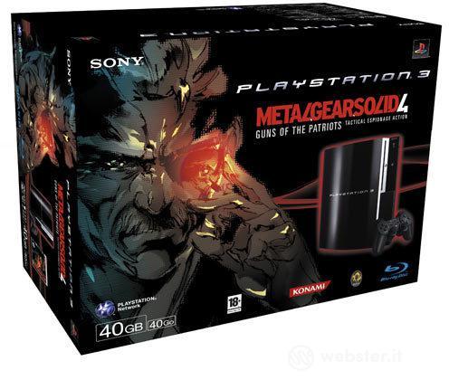 Playstation 3 40 Gb + Metal Gear Solid 4