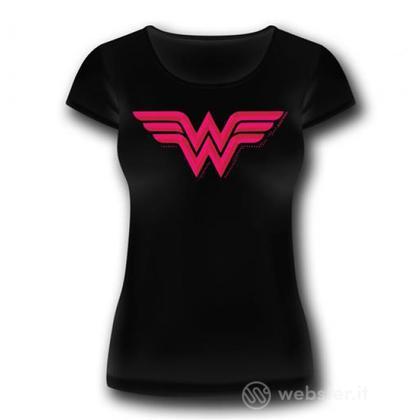 T-Shirt Wonder Woman Logo Donna M