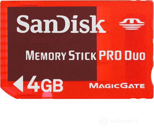 Sandisk Memory Stick Pro Duo Gaming 4GB