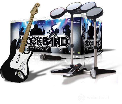 PS3 PS2 Rock Band Strumenti Bundle