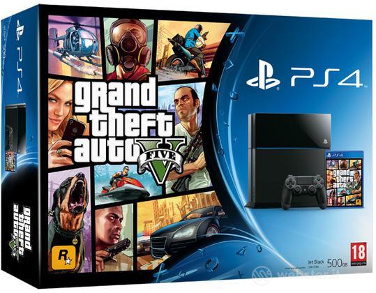 Playstation 4 + Grand Theft Auto V