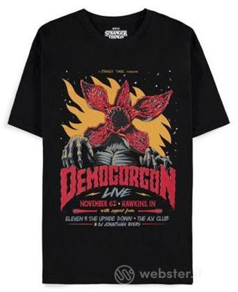 T-Shirt Stranger Things Demogorgon Live L