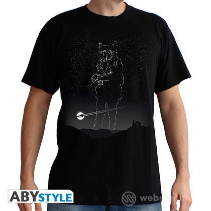 T-Shirt Star Wars - Boba Fett Stars L
