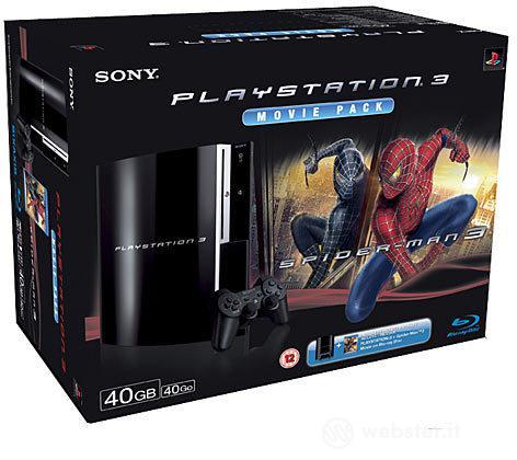 Playstation 3 40 Gb + Spiderman Film BD