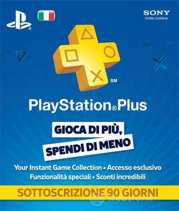 Sony PSN PlayStation Plus Card 3 Mesi