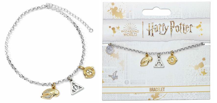 Braccialetto Harry Potter 3 Charms Pendenti