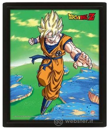 Quadro 3D Dragon Ball Z (Super Saiyan Transformation)