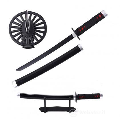 Katana Mini Non Affilata Demon Slayer Tanjiro e Supporto