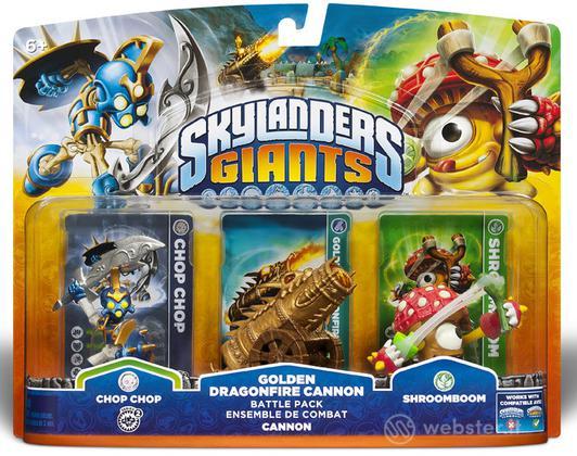 Skylanders Giants Battle P.Golden Cannon
