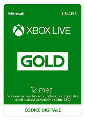 Microsoft XBOX 360 Gold 12 Mesi PIN