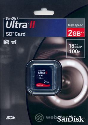 WII DSi Sandisk Memory SD Ultra II 2 Gb