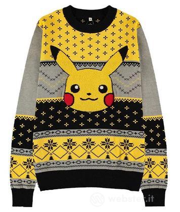 Maglione Natale Pokemon Pikachu XL