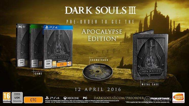 Dark Souls III Apocalypse Ed Day One Ed.
