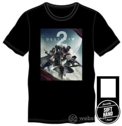 T-Shirt Destiny 2 nera con logo S