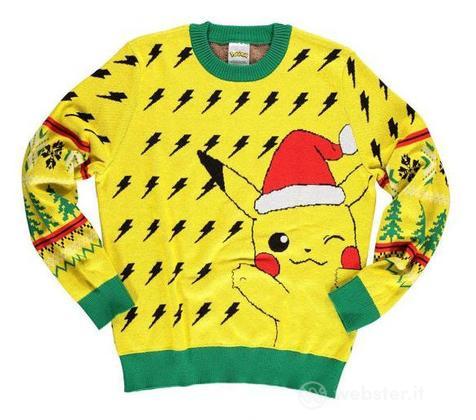 Maglione Natale Pokemon Pikachu M