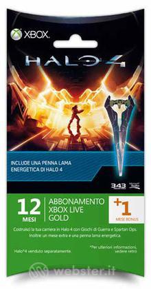 MICROSOFT X360 Live 12M+1+SwordPen Halo4