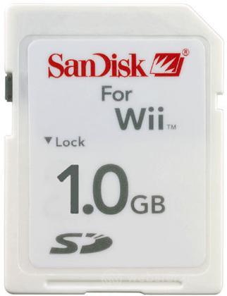 WII Sandisk Memory SD 1 Gb